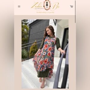 Zadie B’s Aurora Mesh Smock